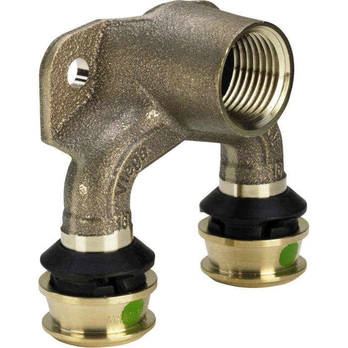 Viega Raxofix Doppelwandscheibe 645953 16 мм x RP 1/2 x 20 мм, Силициумбронзе, Массачусетский технологический институт