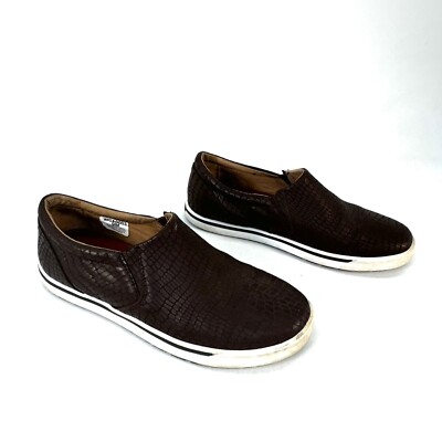 Twisted X Men Size 8 Brown Leather Snake Print Almond Toe Slip On Loafers Twisted X Men Size 8 Brown Leather Snake Print Almond Toe  main image 3
