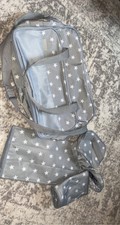 my babiie grey stars changing bag
