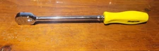 Discontinued Snap-on  1/4" HI-VIZ Yellow Hard Handle Extra Long Ratchet THLLD72
