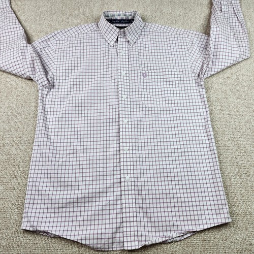 Wrangler George Strait Men's Medium Regular Long Sleeve Western Dress Shirt - Picture 4 of 13
