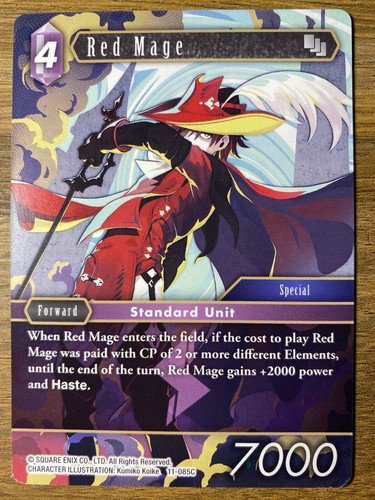 Final Fantasy TCG Trading Card Game Opus 11 XI *NON-FOIL* Legend Hero Rare Coms - Picture 85 of 140