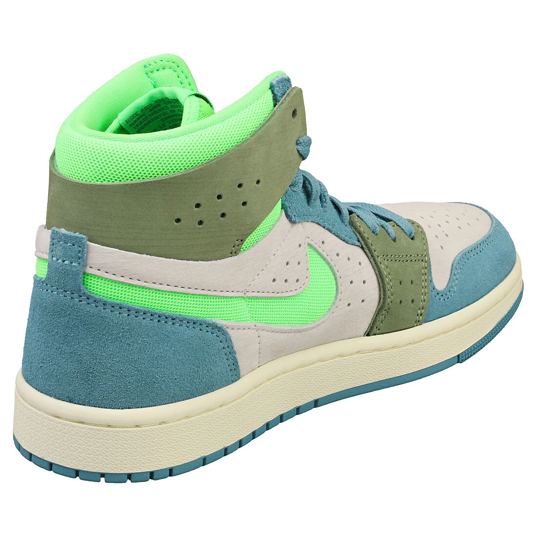 Nike Air Jordan 1 Zm Air Femme Grey Blue Baskets Mode 42 EU eBay