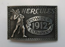 Vintage HERCULES POWDER 1912 Company 1975 Limited Edition Belt Buckle