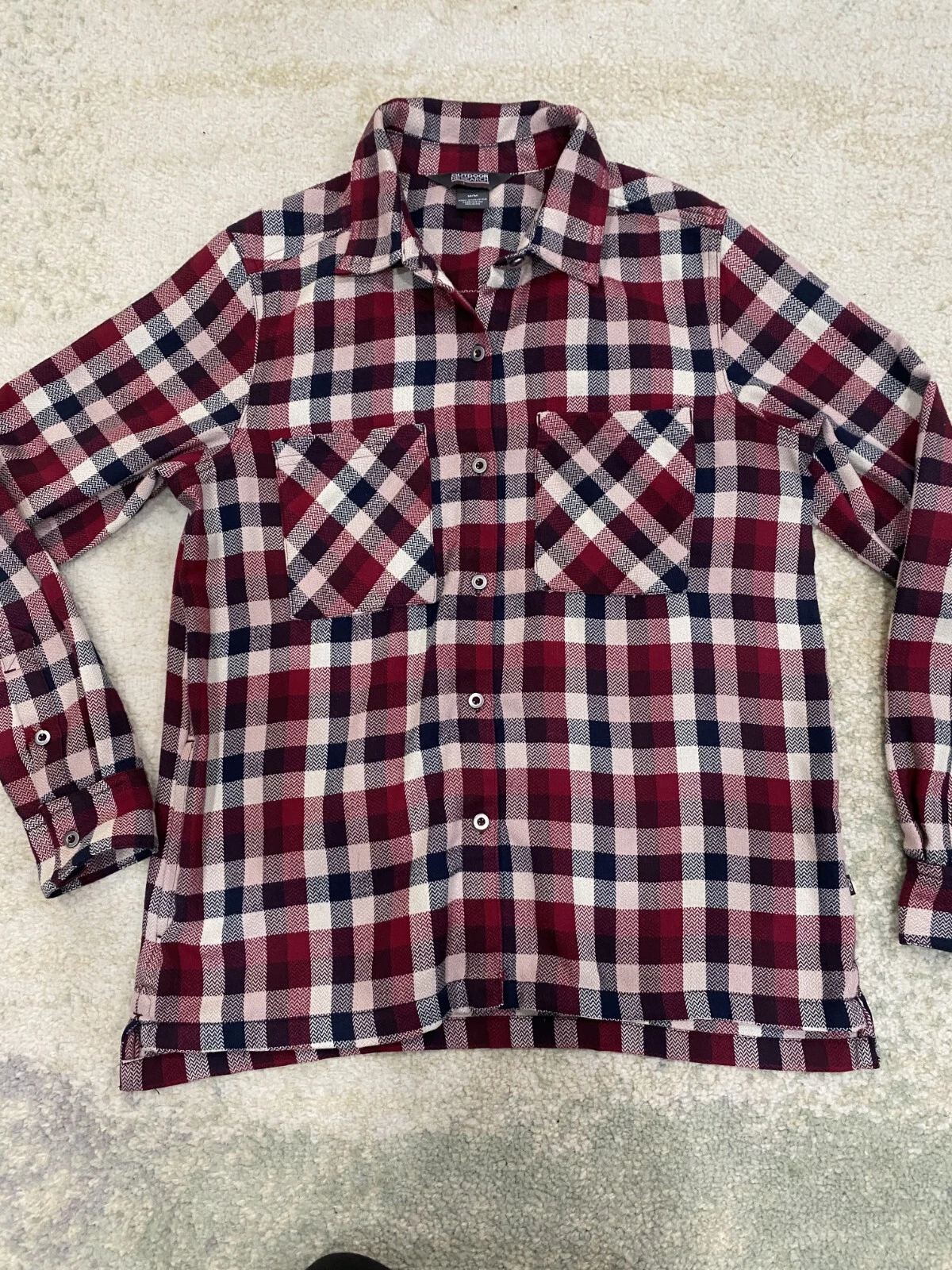outdoor-research flannel button up shirt
