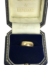 1979 Gold Wedding Band Ring Vintage Band Ring 9ct Gold Ring - Size L