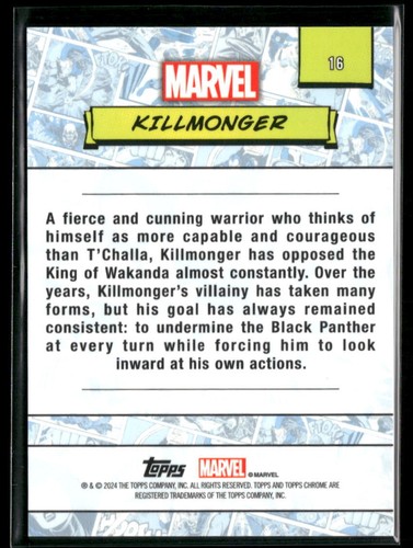2024 Topps Chrome Marvel Base *Pick Your Card* - Picture 11 of 203