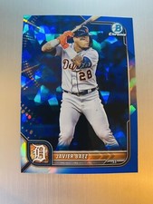Javier Baez 2022 Bowman Chrome Sapphire #68 Detroit Tigers