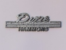 Vintage Dixie Volkswagen Hammond Louisiana Metal Dealer Badge Emblem Tag VW LA