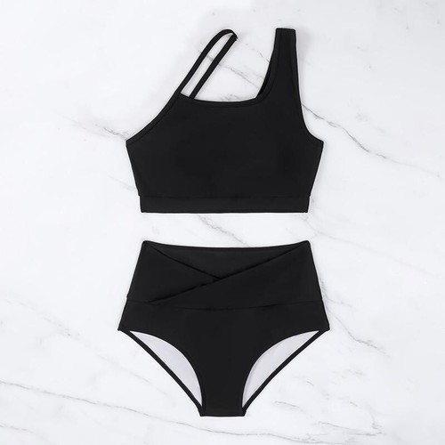 Women Bikini Set Sexy High Waist Hollow Swimsuit Swimwear Summer Beach Biquinis - Picture 15 of 15