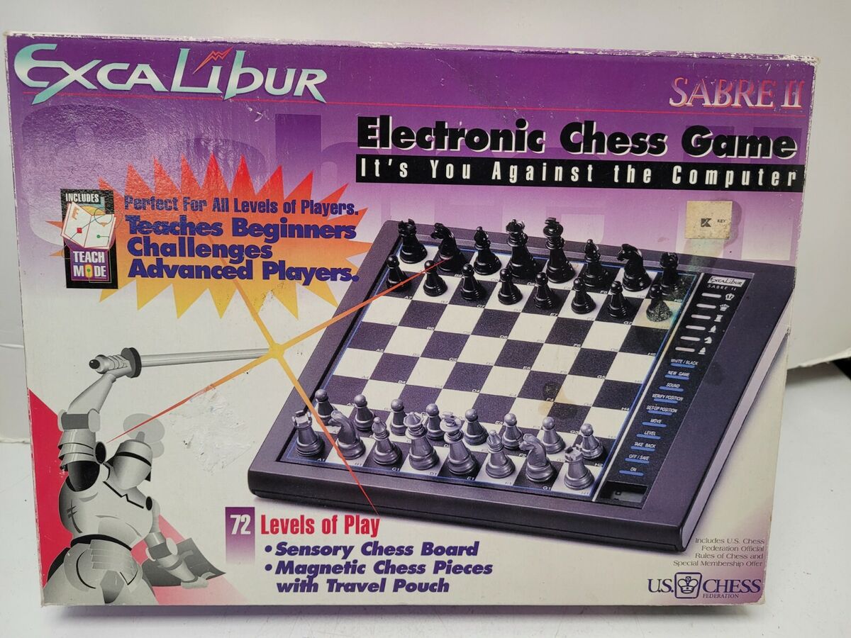 EXCALIBUR Sabre II Electronic Computer Chess Game Tested