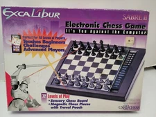 EXCALIBUR Sabre II Electronic Computer Chess Game **Excellent** 