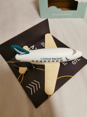 Cathay Pacific Airways Wooden Pullback Plane (Brand New) | eBay UK