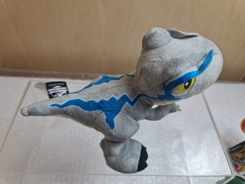 Jurassic World Dino Trackers Valociraptor Sonido Dinosaurio Peluche Parque Jurásico - Imagen 3 de 4