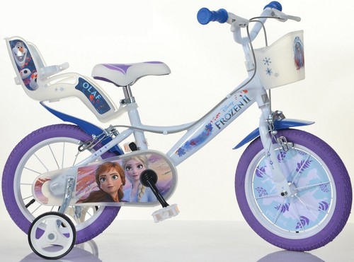 BICI MISURA 14 BIMBA DINO BIKES BICICLETTA BAMBINA DISNEY FROZEN ART. 144  R-FZ3 | eBay