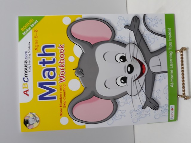 Bendon ABC Mouse Math and Numbers Workbook 80 Pages Ages 3 to 8 Grades Bendon ABC Mouse Math and Numbers Workbook 80 Pages Ages 3 to 8 Grades