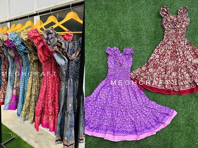 knee length dresses for ladies Vintage Bohemian Ruffled Paisley Print Mini Dress for Women