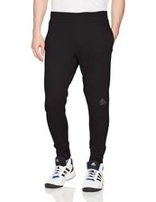 Adidas Sport Cuffed Sweat Pants Black Blue Stripe CV6755