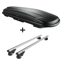 Dachbox VDPJUXT400L+Alu Relingträger VDP004L für für VW Golf VI Variant SW AJ 10