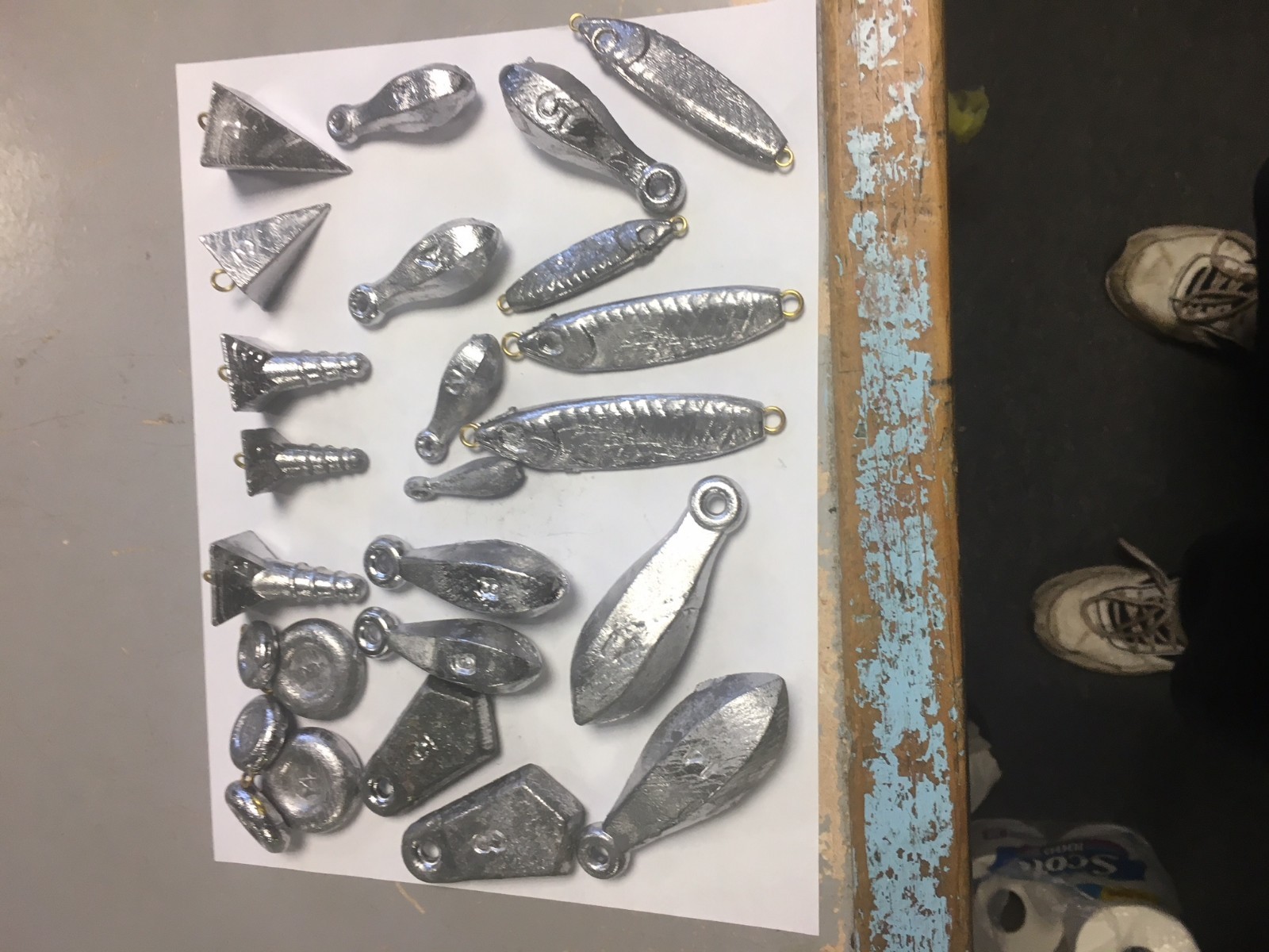 Lead Bank Sinkers 10 count 111/2234568oz10oz12oz14oz16oz mix