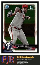 2018 Bowman Chrome #BCP87 McKenzie Mills Philadelphia Phillies  Buy 4 - 35% Off