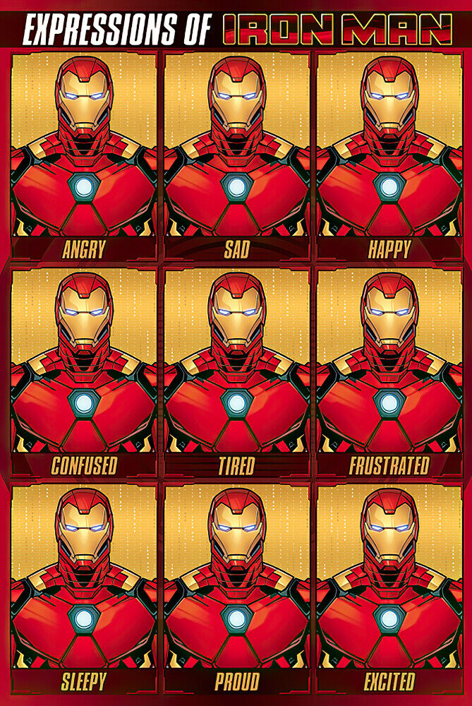 Iron Man) - Comics | Marvel Poster / Man Iron eBay Of Print (Expressions