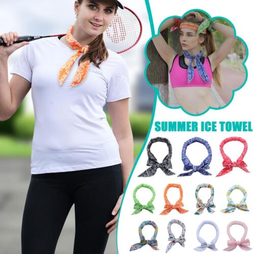 Red for Waist Hips Pointsee Summer Outdoor Sport Body Ice Cooling Bandana Scarf Wrap Headband Neck Cooler Thighs Arms for Men and Women 