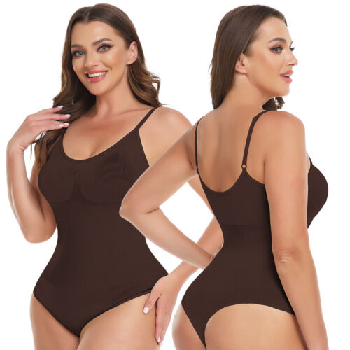 Women Bodysuit Tummy Control Full Body Shaper Slimming Shapewear Waist Trainer - Picture 26 of 37