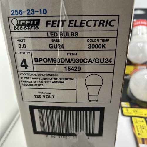 8—Feit Electric Enhance 60-Watt Bright White LED w/GU24 Twist Lock Base-3000K - Picture 4 of 5