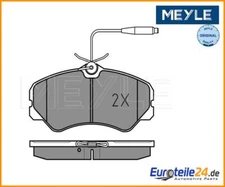 Brake pad set, disc brake Meyle 0252120519/W for Fiat