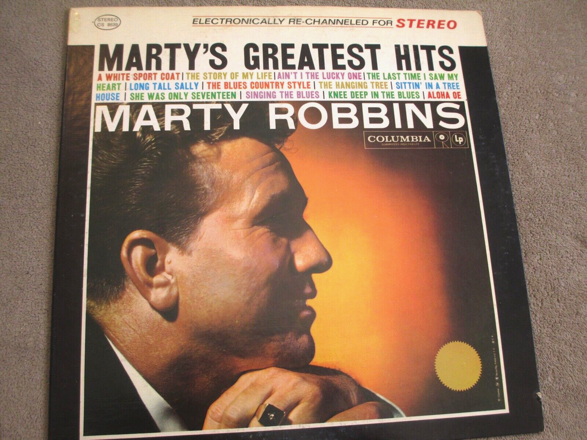 Marty's Greatest Hitsマーティ・ロビンズ　レコードコロンビア MARTY ROBBINS LP MARTY'S GREATEST HITS 1959 COLUMBIA CS 8639