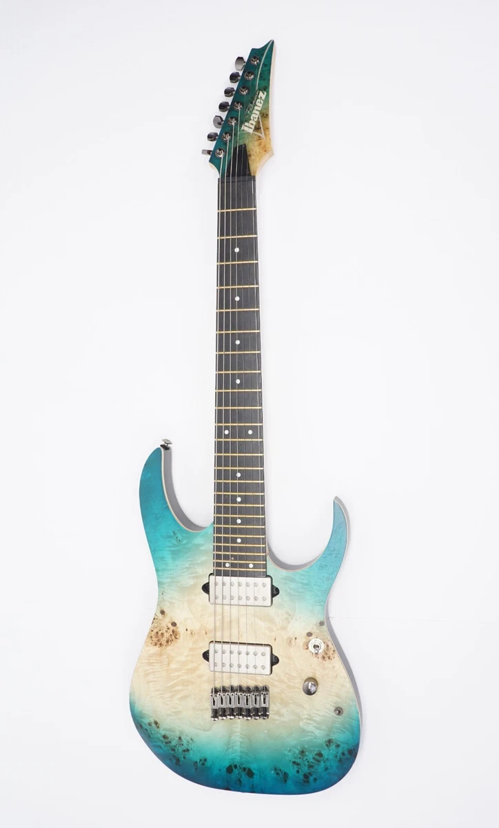 Ibanez RG1127PBFX 7 String Electric Guitar Caribbean Islet Flat w Gig Bag