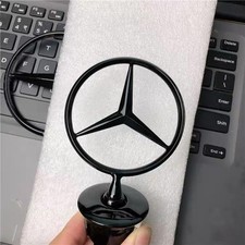 Bonnet Alloy Hood Star Emblem Black Fit For Mercedes Benz S E C W204 S280 Bonnet Alloy Hood Star Emblem Black Fit For Mercedes Benz S E C W204 S280