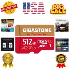 5- Data Recovery  512GB Micro SD Card, 4K Camera Pro, A2 V30 for Smartphone, ...