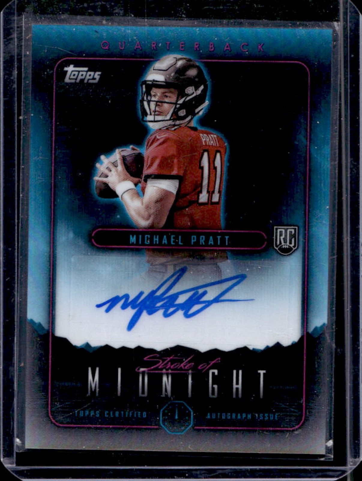 Michael Pratt Topps Midnight Stroke of Midnight Autographs #SMAMP Base