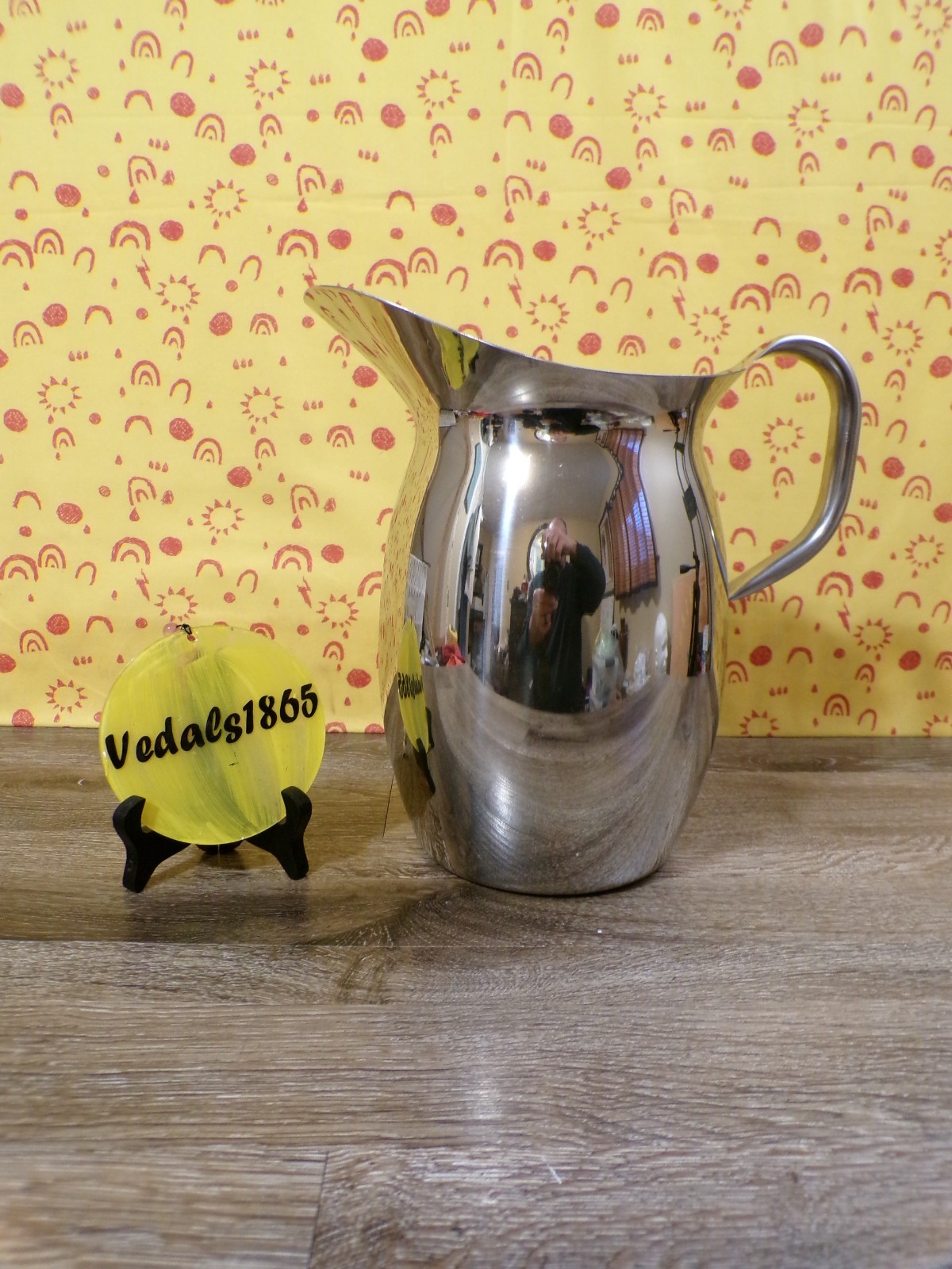 VOLLRATH Vintage Stainless Steel Ware 8204 Large 4 Qt Pitcher Commercial Grade