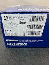 Birkenstock Boston Black size 42