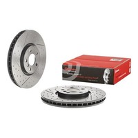 2X Brembo Bremsscheiben 335Mm Geschlitzt/Gelocht InnenbelÜFtet Vorne Passend