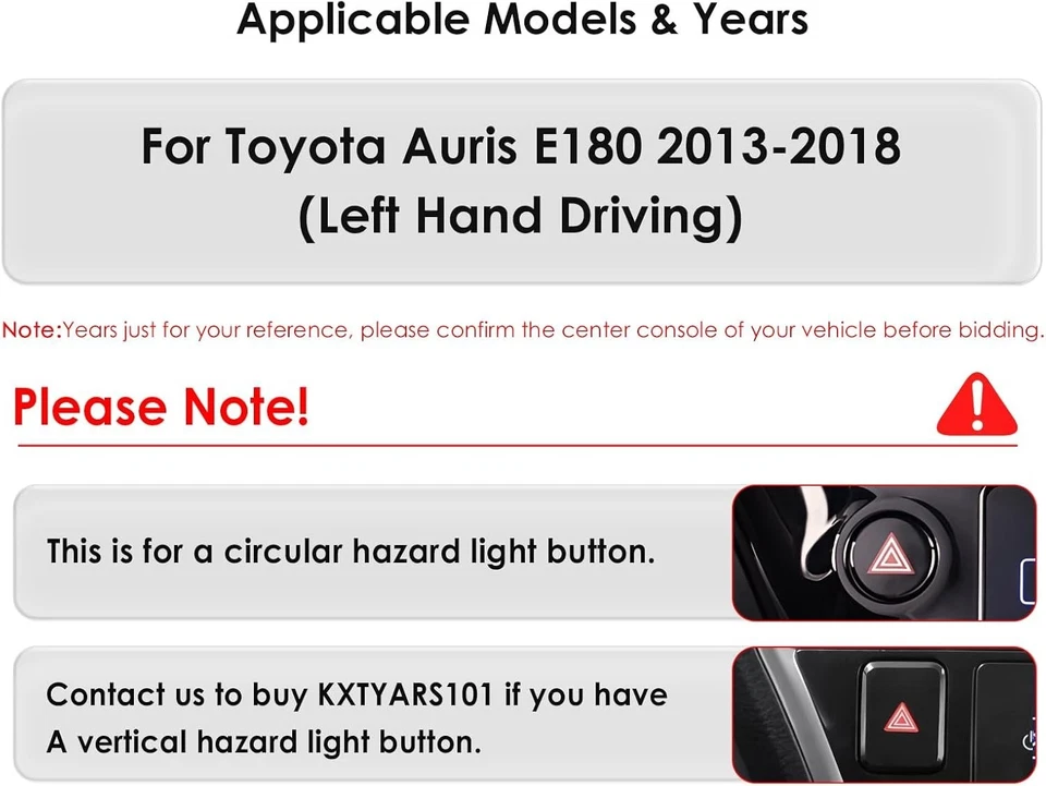 Ossuret Autoradio pour Toyota Corolla Auris E180 2013-2018 (Conduite à Gauche), - Photo 2/4
