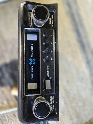 Pioneer QP-444 Vintage Quadraphonic 8-Track Car Stereo Factory