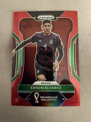 Panini 2022 Prizm World Cup Edson Álvarez Red Prizm #144 