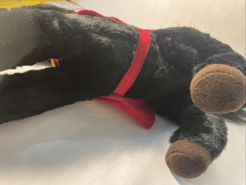 WELLS FARGO Legendary Pony "MIKE" 2016 Black Horse Plush Stuffed Animal Toy - Picture 9 of 9