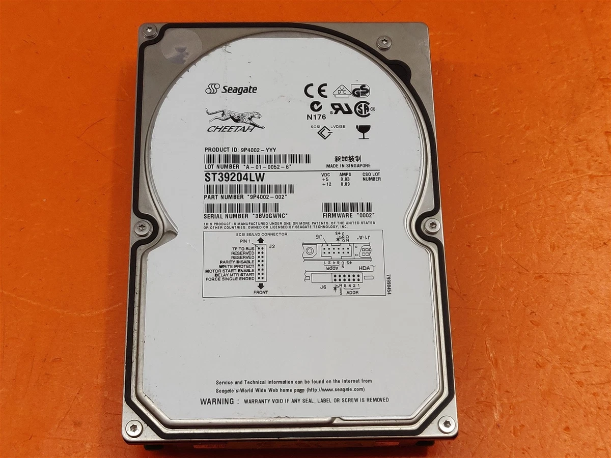 Seagate Fast-Wide SCSI Internal Hard Disk Drives 9 GB Storage