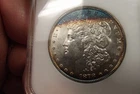 1878 7TF First Year Morgan Silver Dollar NGC MS63 2 sided WOW Color!!!