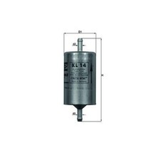 Kraftstofffilter für Peugeot 106 1 1A 2 205 741B 20A/C 306 7A 7B 7D 309 | 24262