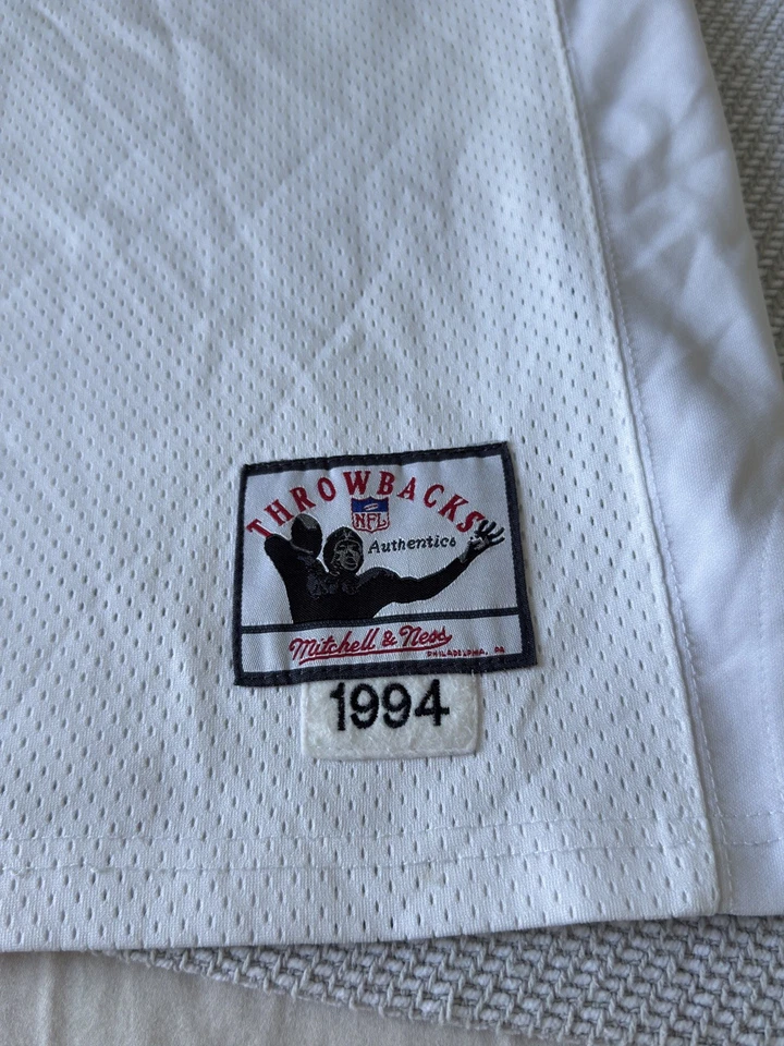 Auténtico De Colección Drew Bledsoe New England Patriots 1994 75 Aniversario  Camiseta de la NFL Foto 2 de 4