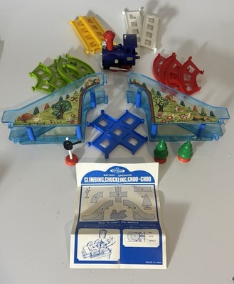 Vintage Climbing Chugging Choo-Choo Set Tomy Toy Town Japanese Import Not Tested