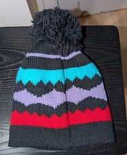 Vintage Wigwam Beanie Retro Ski Cap Made In USA Colorful Wintuk Orlon Winter