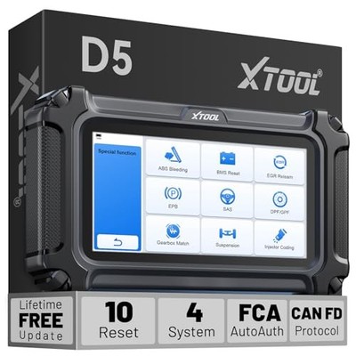 D5 OBD2 Scanner Car Code Reader, Engine ABS SRS Transmission Car Diagnostic
