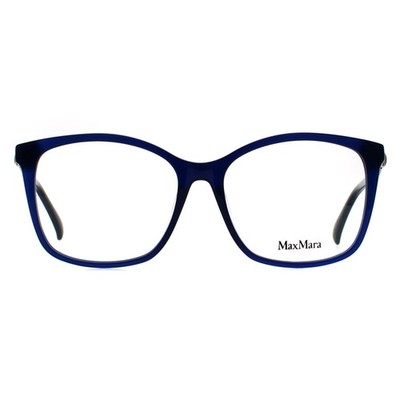 Max Mara Brille Brillengestell MM5023 090 Transparent Dunkelblau Damen